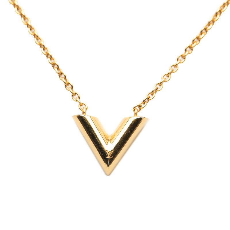 ルイ ヴィトン エセンシャルV ネックレス M61083 ゴールド メッキ レディース LOUIS VUITTON 【中古】