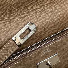 エルメス ケリーウォレット 長財布 エトゥープ グレージュ ヴォーエプソン レディース HERMES 【中古】