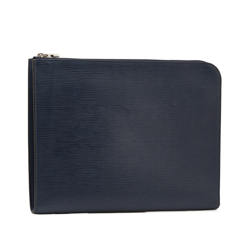ルイ ヴィトン エピ ポシェットジュールGM クラッチバッグ セカンドバッグ M64154 ブルーマリーヌ ネイビー メンズ LOUIS VUITTON 【中古】