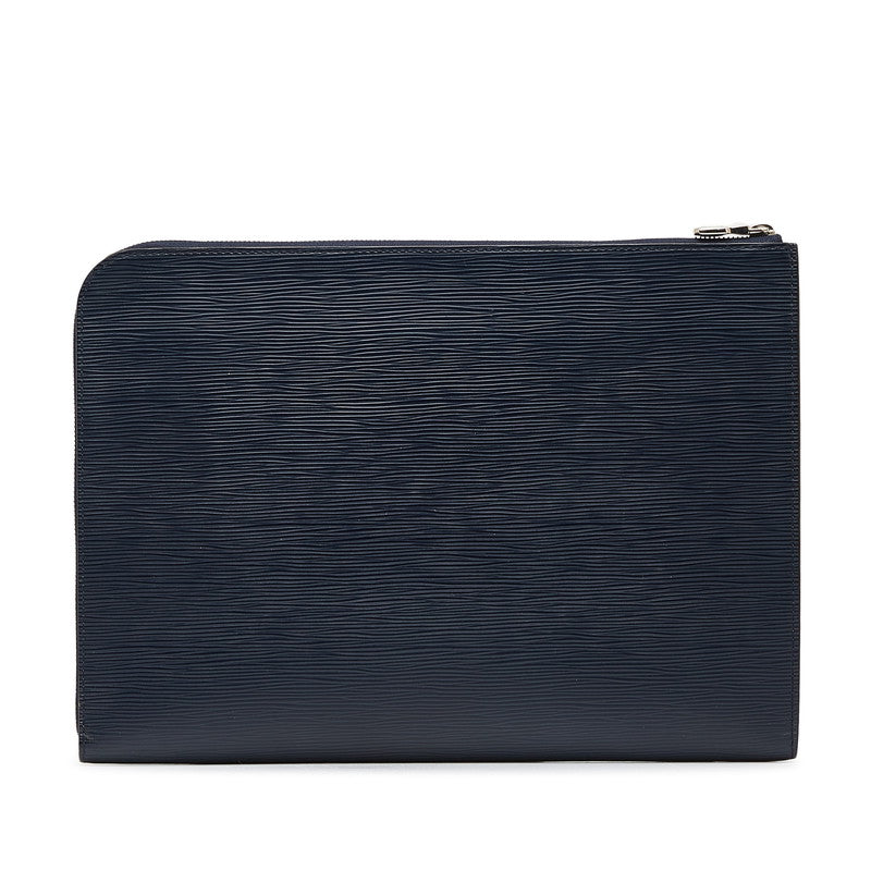 ルイ ヴィトン エピ ポシェットジュールGM クラッチバッグ セカンドバッグ M64154 ブルーマリーヌ ネイビー メンズ LOUIS VUITTON 【中古】