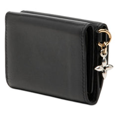 ルイ ヴィトン LV ブルーム ミニ トリフォールド ウォレット 三つ折り財布 M15081 ブラック レザー レディース LOUIS VUITTON 【中古】