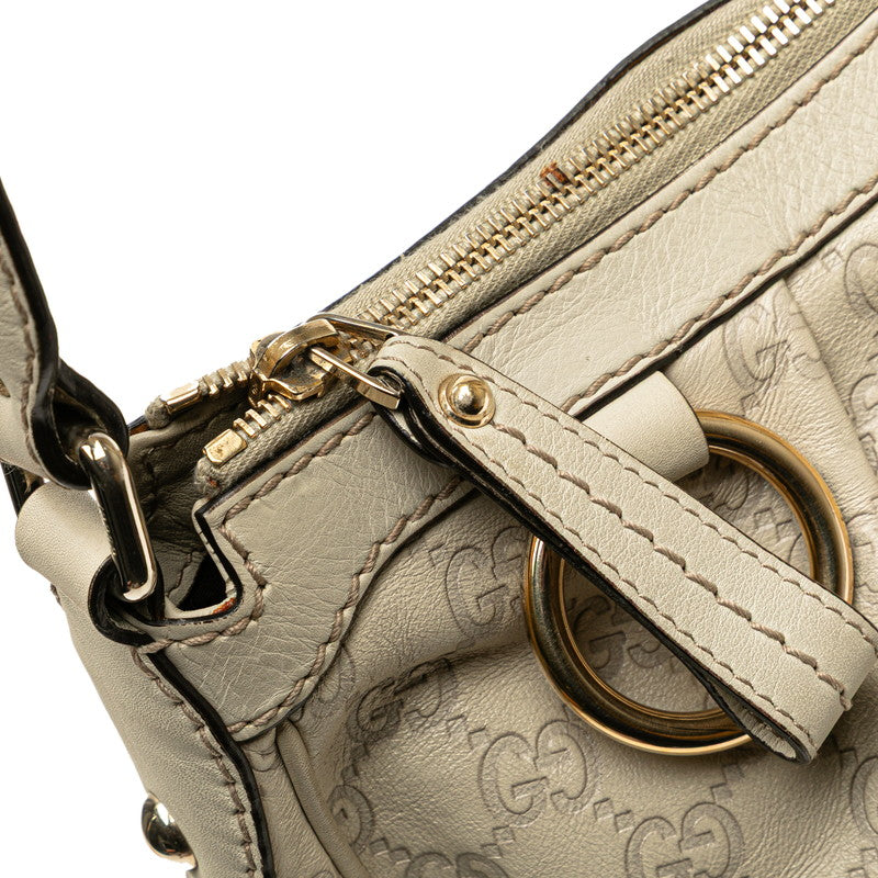 グッチ グッチシマ スーキー ワンショルダーバッグ ハンドバッグ 232955 アイボリー レザー レディース GUCCI 【中古】