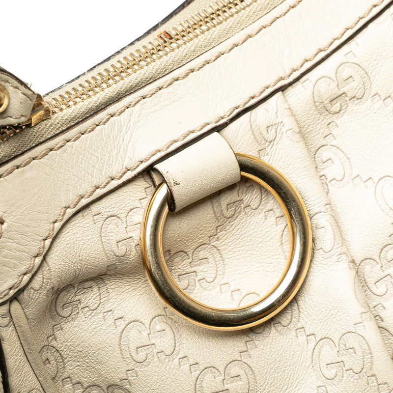 グッチ グッチシマ スーキー ワンショルダーバッグ ハンドバッグ 232955 アイボリー レザー レディース GUCCI 【中古】
