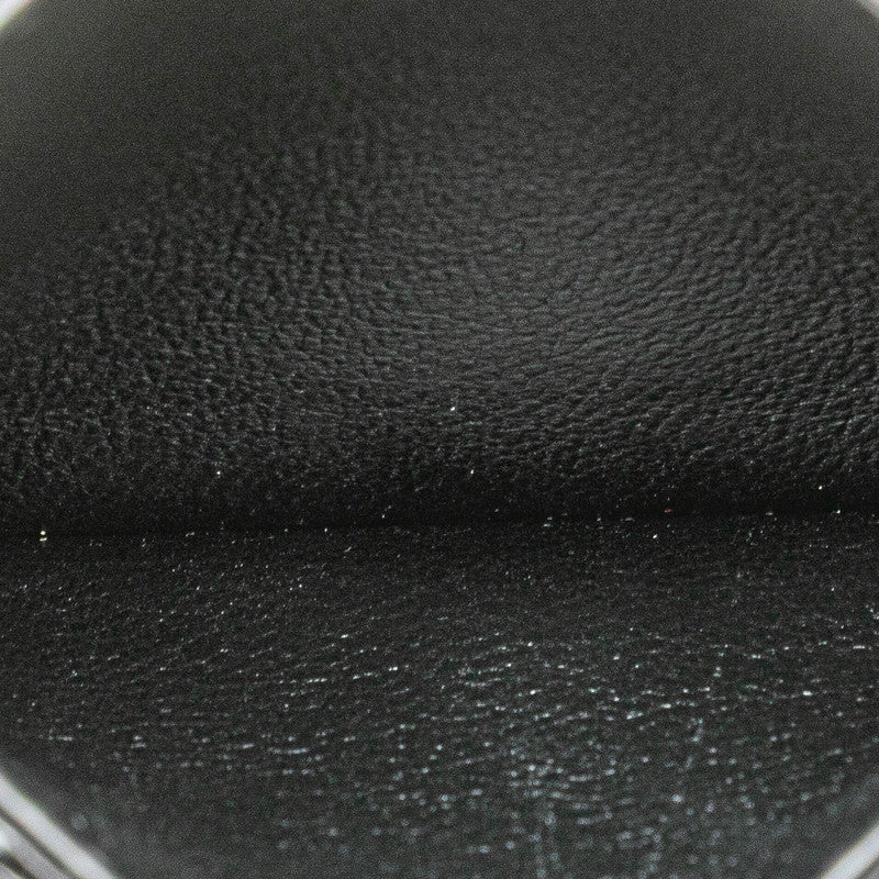 バレンシアガ ロゴ カードケース パスケース 594309 ブラック ホワイト PVC メンズ BALENCIAGA 【中古】