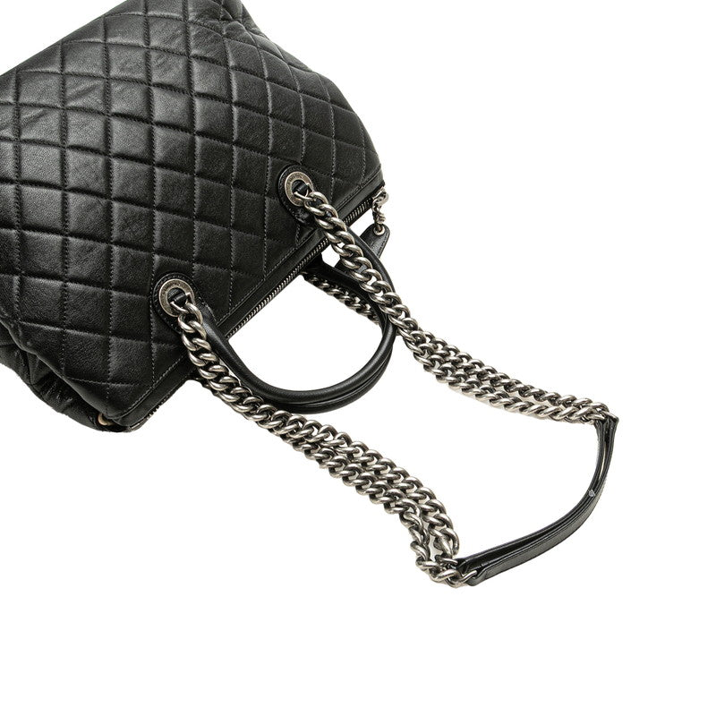 シャネル 31 RUE CAMBON ハンドバッグ チェーン ショルダーバッグ ブラック ラムスキン レディース CHANEL 【中古】