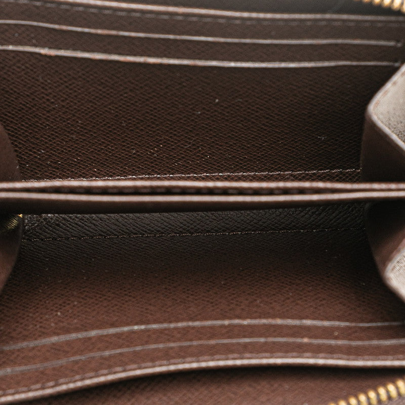 ルイ ヴィトン ダミエ ジッピー コイン パース コインケース 小銭入れ N63070 ブラウン PVC レディース LOUIS VUITTON 【中古】