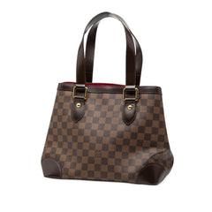 ルイ ヴィトン ダミエ ハムステッドPM ハンドバッグ トートバッグ N51205 ブラウン PVC レザー レディース LOUIS VUITTON 【中古】