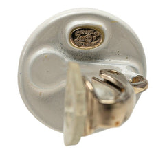 シャネル ココマーク イヤリング ホワイト メタル レディース CHANEL 【中古】