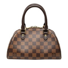 ルイ ヴィトン ダミエ リベラミニ ミニバッグ ハンドバッグ N41436 ブラウン エベヌ PVC レザー レディース LOUIS VUITTON 【中古】