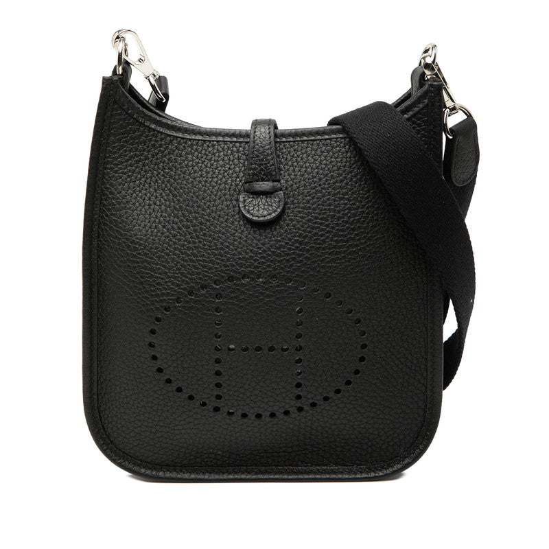 エルメス エブリンTPM 斜め掛け ショルダーバッグ ノワール ブラック トリヨンクレマンス レディース HERMES 【中古】