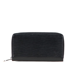 ルイ ヴィトン エピ ジッピー ウォレット ラウンドファスナー 長財布 M61857 ノワール ブラック レザー レディース LOUIS VUITTON 【中古】