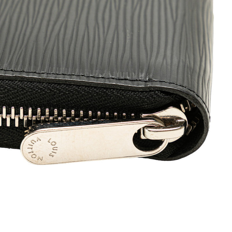 ルイ ヴィトン エピ ジッピー ウォレット ラウンドファスナー 長財布 M61857 ノワール ブラック レザー レディース LOUIS VUITTON 【中古】