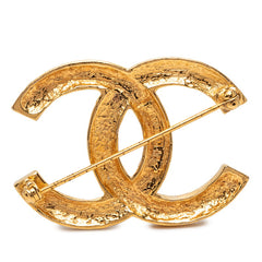 シャネル ココマーク ブローチ ゴールド メッキ ラインストーン レディース CHANEL 【中古】
