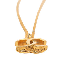 シャネル ココマーク ペンダント ネックレス ゴールド メッキ レディース CHANEL 【中古】