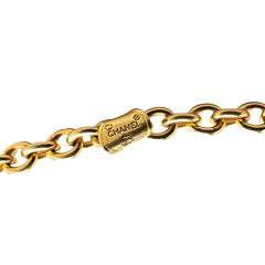シャネル ラインストーン ネックレス ゴールド メッキ レディース CHANEL 【中古】