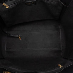 シャネル ドーヴィル ロゴスタッズ トートバッグ ショルダーバッグ 2WAY 30077 ブラック キャビアスキン レディース CHANEL 【中古】