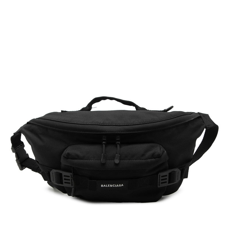 バレンシアガ アーミー ラージ ベルトバッグ ボディバッグ 644035 ブラック ポリエステル ポリアミド メンズ BALENCIAGA 【中古】