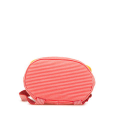 エルメス ストライプ カヴァル ホース 馬 キッズ リュック バックパック レッド イエロー コットン キッズ HERMES 【中古】