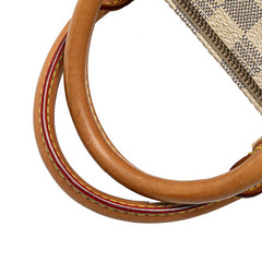 ルイ ヴィトン ダミエ アズール スピーディ30 ハンドバッグ ミニボストンバッグ N41533 ホワイト PVC レザー レディース LOUIS VUITTON 【中古】