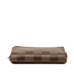 ルイ ヴィトン ダミエ ジッピー コインパース コインケース 小銭入れ N63070 ブラウン PVC レザー レディース LOUIS VUITTON 【中古】