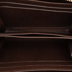 ルイ ヴィトン ダミエ ジッピー コインパース コインケース 小銭入れ N63070 ブラウン PVC レザー レディース LOUIS VUITTON 【中古】