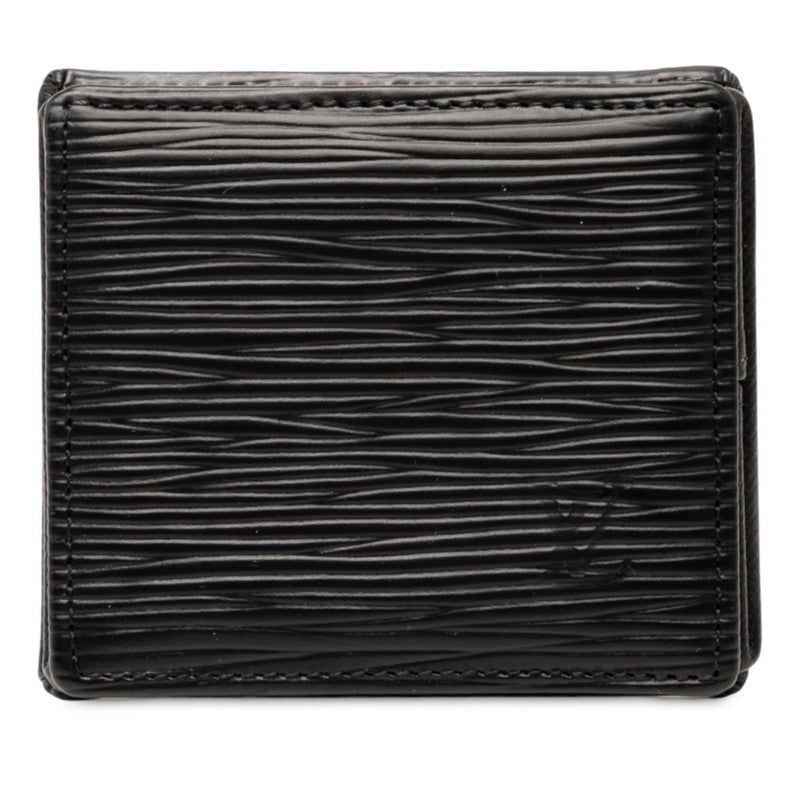 ルイ ヴィトン エピ ポルト モネ ボワット コインケース 小銭入れ M63692 ブラック レザー メンズ LOUIS VUITTON 【中古】