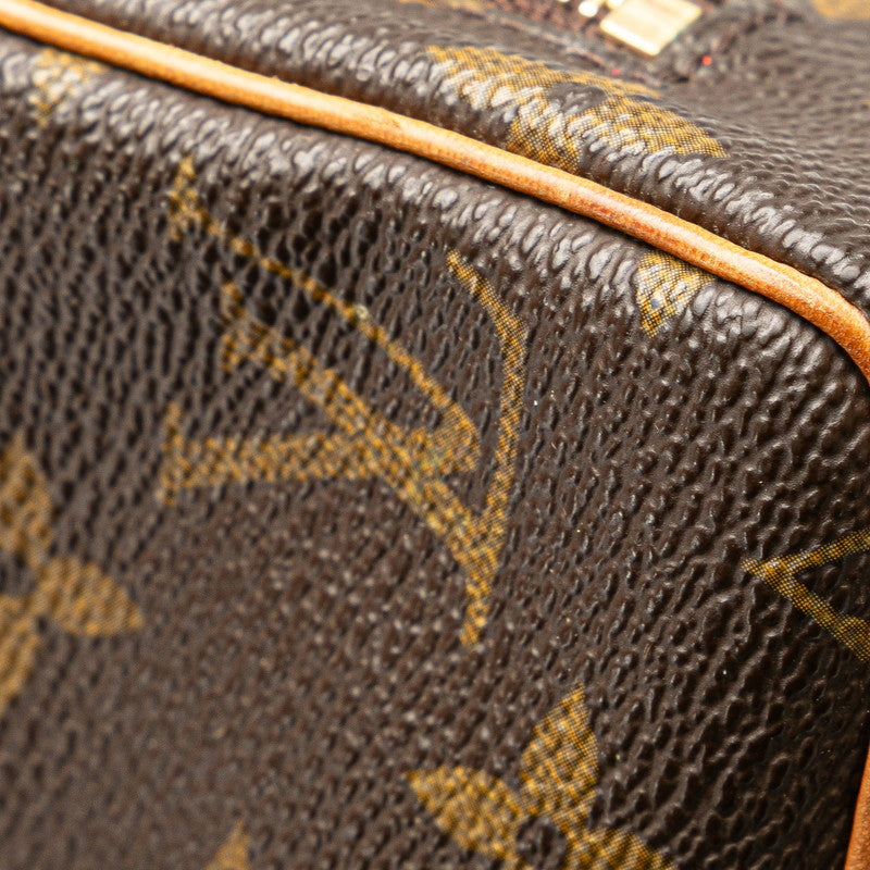 ルイ ヴィトン モノグラム トゥルース ワピティ ポーチ M58030 ブラウン PVC レザー レディース LOUIS VUITTON 【中古】