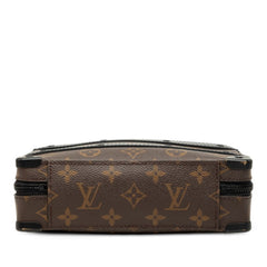 ルイ ヴィトン モノグラム マカサー ソフトトランク 2WAY ショルダーバッグ M45935 ブラウン PVC レザー レディース LOUIS VUITTON 【中古】