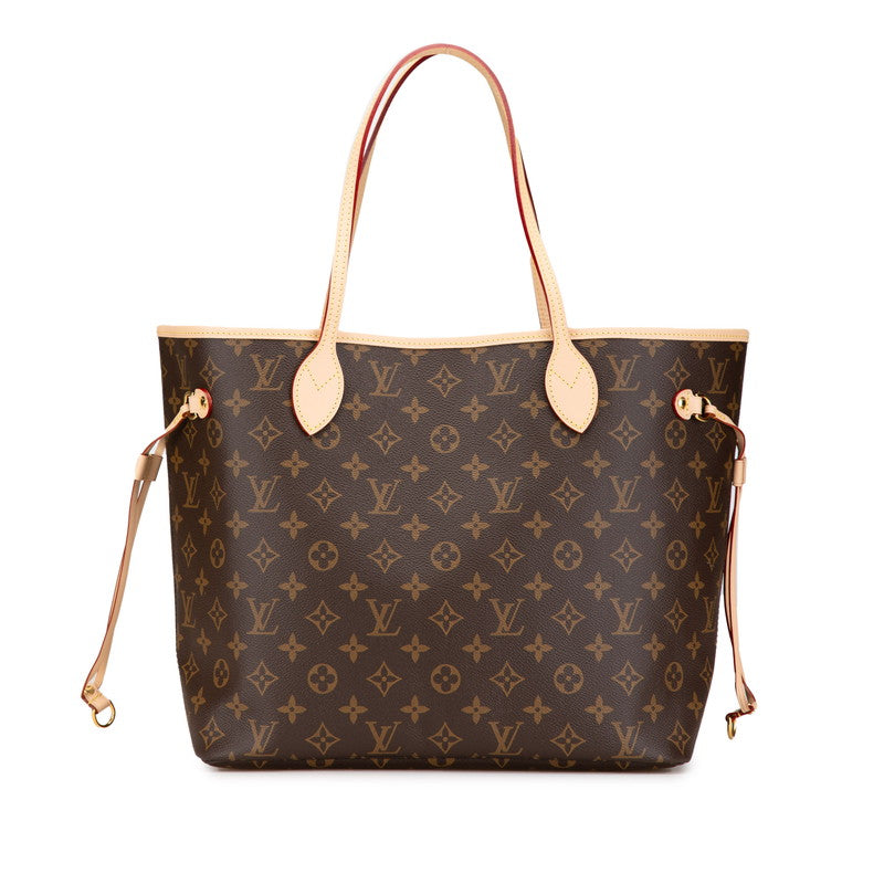ルイ ヴィトン モノグラム ネヴァーフルMM トートバッグ M40156 ブラウン PVC レザー レディース LOUIS VUITTON 【中古】