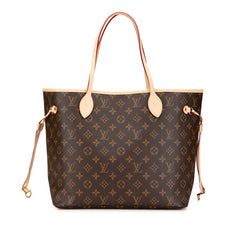 ルイ ヴィトン モノグラム ネヴァーフルMM トートバッグ M40156 ブラウン PVC レザー レディース LOUIS VUITTON 【中古】