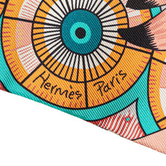 エルメス ツイリー The Savana Dance サバンナのダンス スカーフ マルチカラー シルク レディース HERMES 【中古】