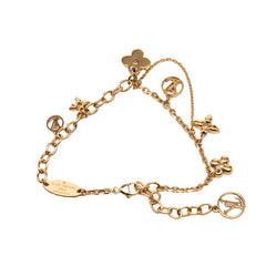 ルイ ヴィトン ブラスレ ブルーミング チェーン ブレスレット M64858 ゴールド メッキ レディース LOUIS VUITTON 【中古】