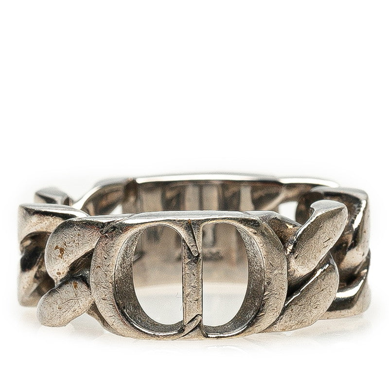 ディオール CDIcon チェーンリンク リング 指輪 #S SV925 シルバー メンズ Dior 【中古】