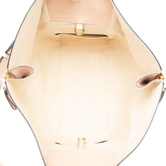 ロエベ ハンモック スモール ハンドバッグ ショルダーバッグ 2WAY ピンク ベージュ レザー レディース LOEWE 【中古】