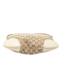 グッチ GGキャンバス メイフェア シェリーライン 斜め掛け ショルダーバッグ 257065 ベージュ レザー キャンバス レディース GUCCI 【中古】