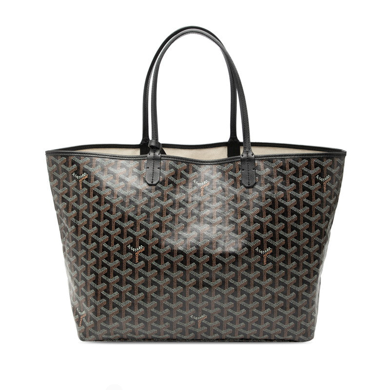 ゴヤール サンルイPM トートバッグ ショルダーバッグ ブラウン ブラック PVC レディース GOYARD 【中古】