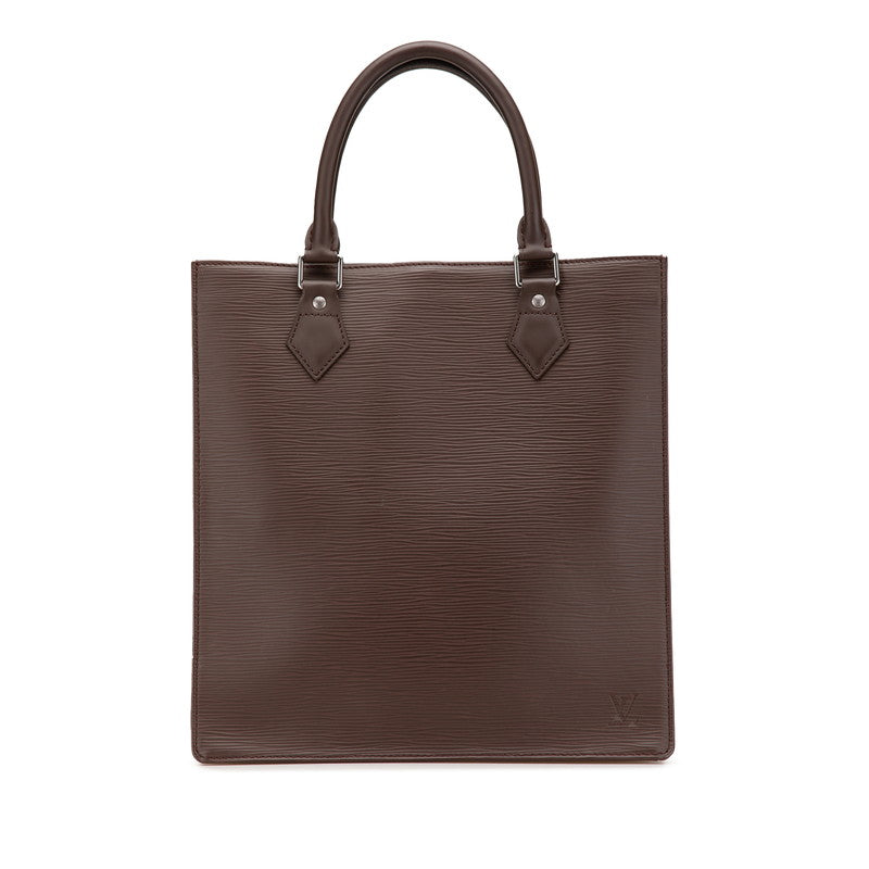 ルイ ヴィトン エピ サックプラPM ハンドバッグ トートバッグ M5274D ブラウン レザー レディース LOUIS VUITTON 【中古】