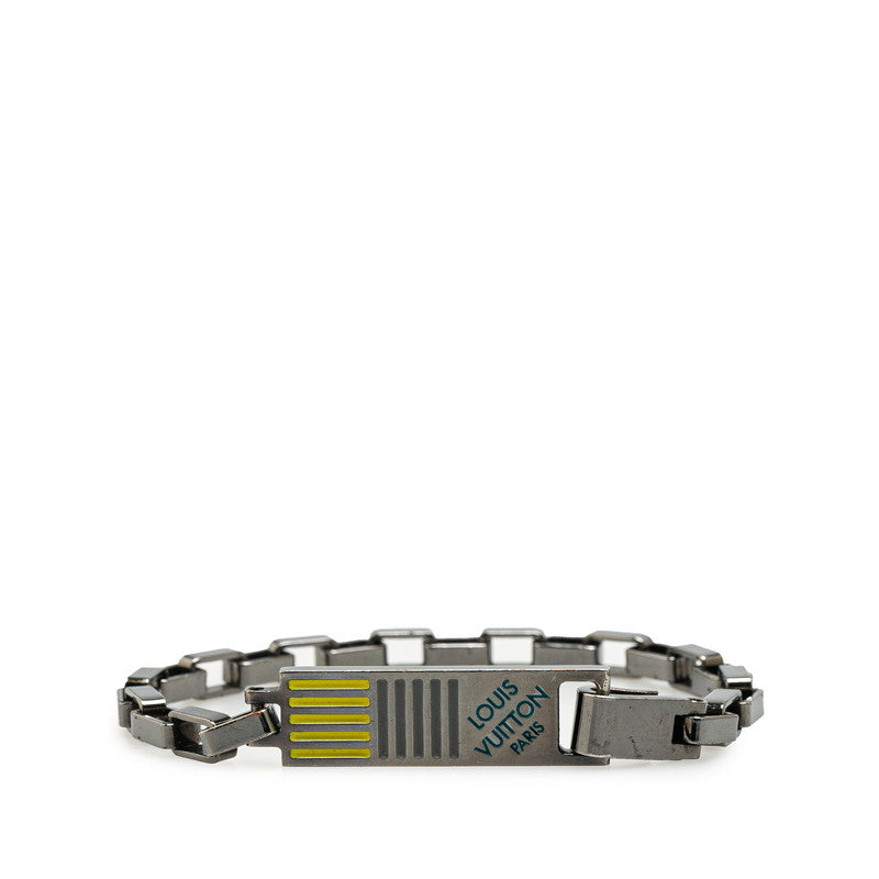 ルイ ヴィトン ダミエカラーズ ブレスレット MP2226 シルバー メタル レディース LOUIS VUITTON 【中古】